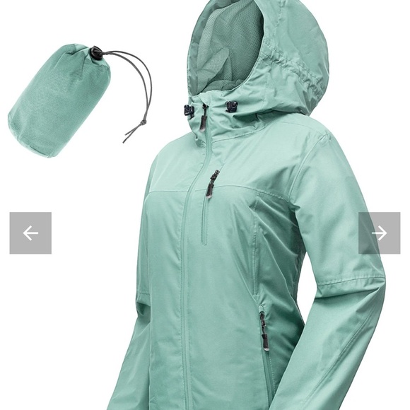 NWT 33,000ft Women's Packable Rain Jacket Size M - Picture 6 of 10
